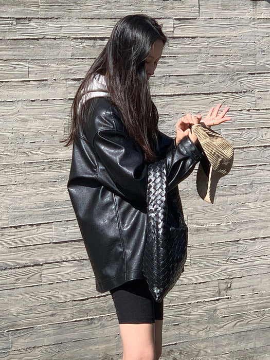 Mango Maniplease NU Leather Jacket