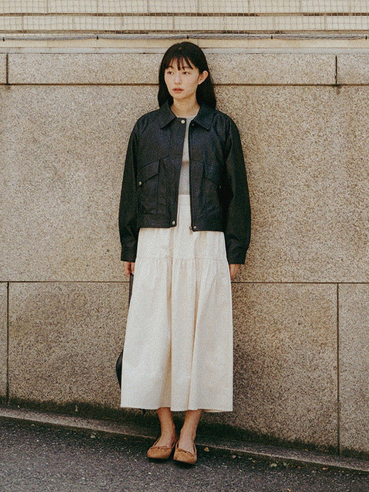 Mango Maniplease Wren Shirring Skirt