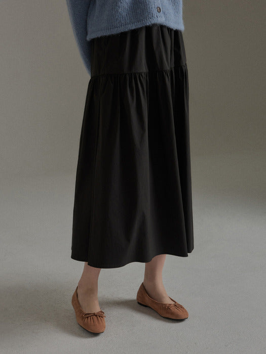 Mango Maniplease Wren Shirring Skirt