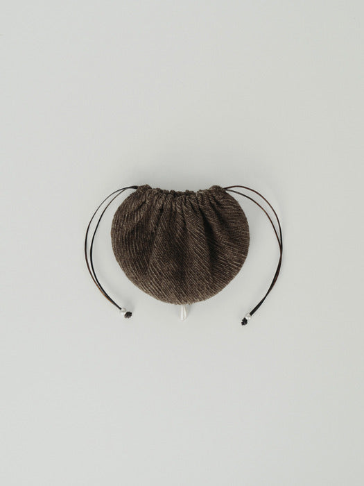 mini pot pouch (brown mix)