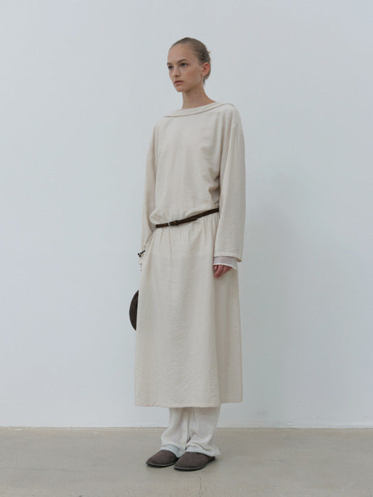 suede belt (brown)