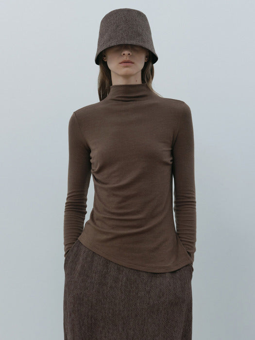 [moia] reversible bucket hat (brown)