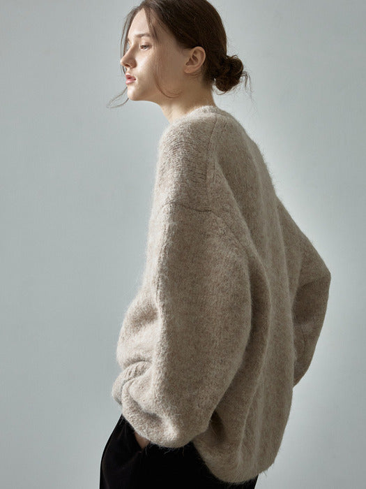 Alpaca Cloud Knit - Beige