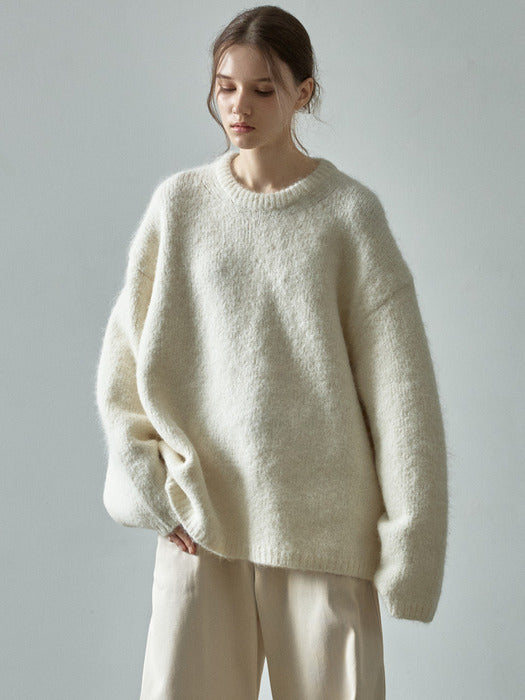 Alpaca Cloud Knit_ivory