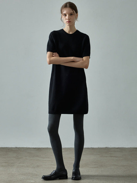 90s Knitwear Dress_black