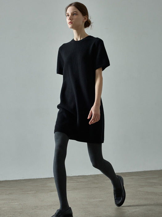 90s Knitwear Dress_black