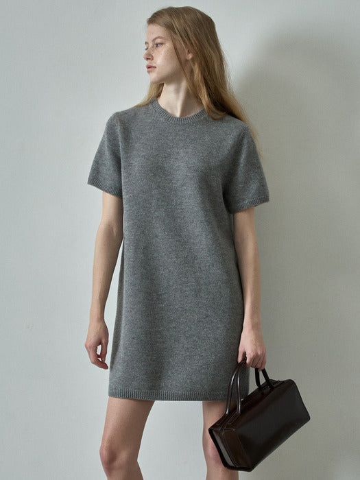 90s Knitwear Dress_grey