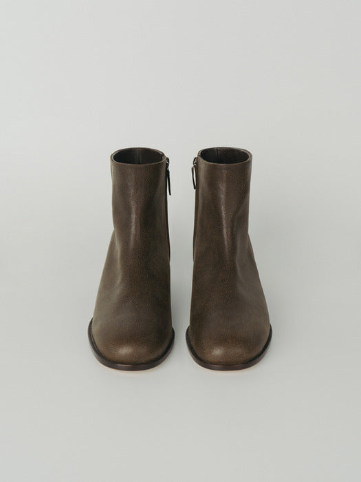 [moia] vintage ankle boots (brown)