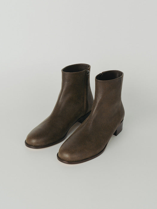 [moia] vintage ankle boots (brown)