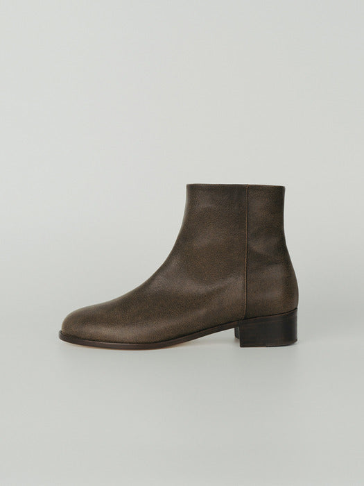 [moia] vintage ankle boots (brown)