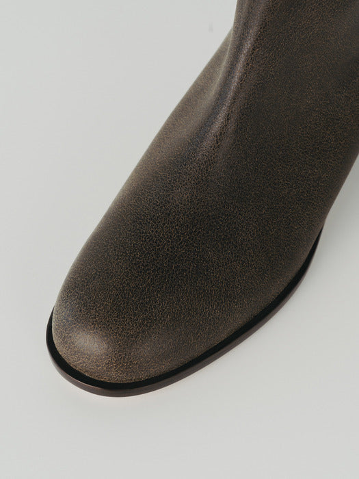 [moia] vintage ankle boots (brown)