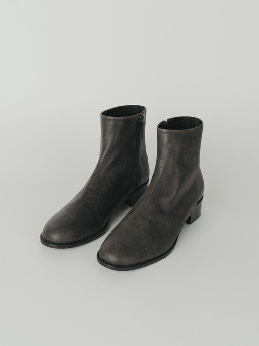 [moia] vintage ankle boots (black)