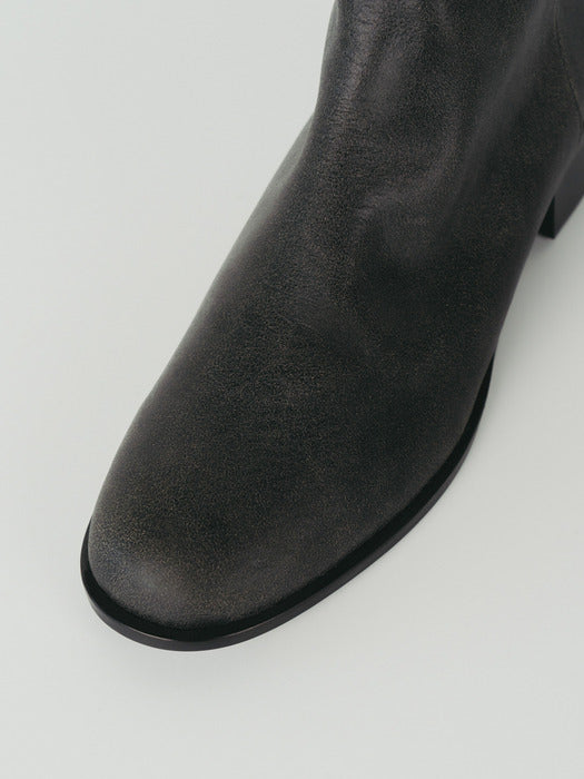 [moia] vintage ankle boots (black)