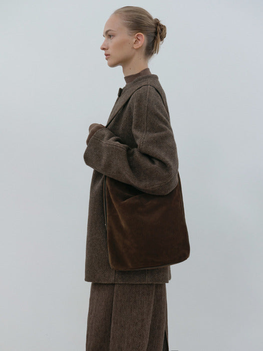 [moia] soil lune bag (brown)