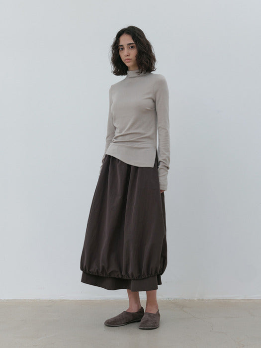 [moia] wave turtleneck (oat gray)