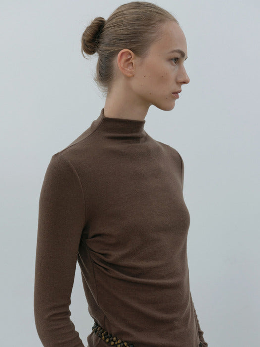 wave turtleneck (wood)