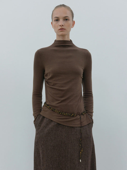 wave turtleneck (wood)