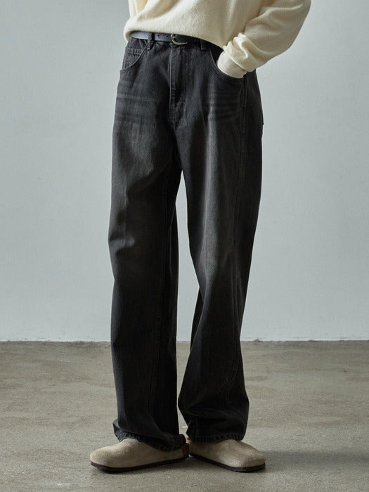 Facade Pattern Classic Denim faded black