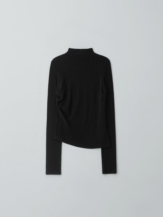 [moia] wave turtleneck (black)