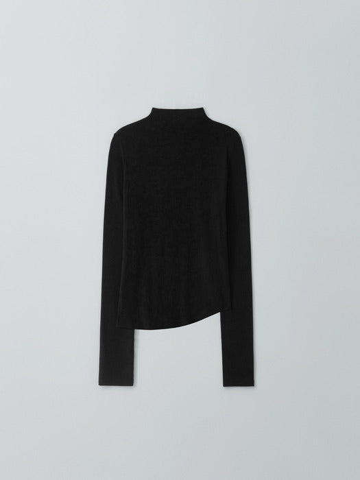 [moia] wave turtleneck (black)