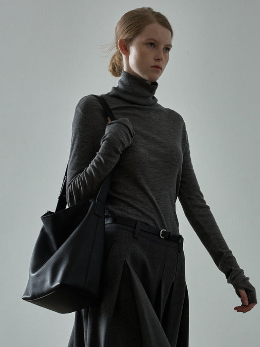 Facade Pattern Vintage Shepherd Bag black