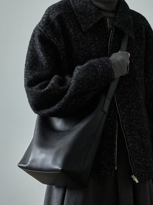 [facade pattern] Vintage Shepherd Bag - Black