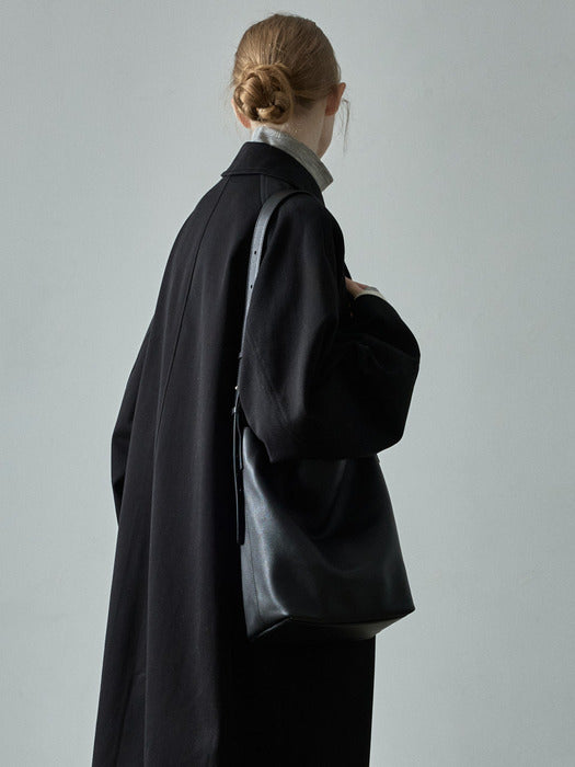 [facade pattern] Vintage Shepherd Bag - Black