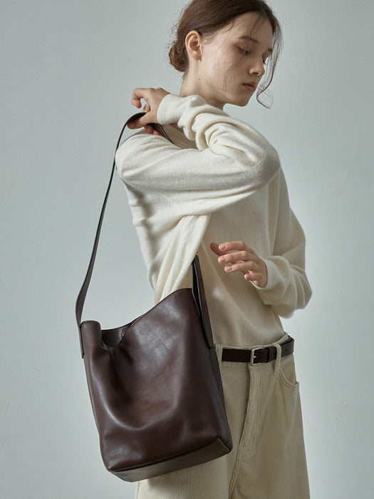 Facade Pattern Vintage Shepherd Bag chocolate