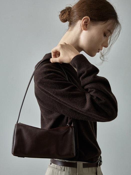 [facade pattern] Vintage Cabin Bag - Chocolate