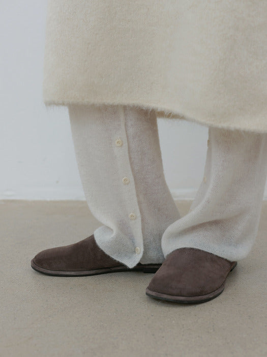 sheer knit pants (ivory)