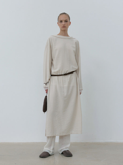 sheer knit pants (ivory)