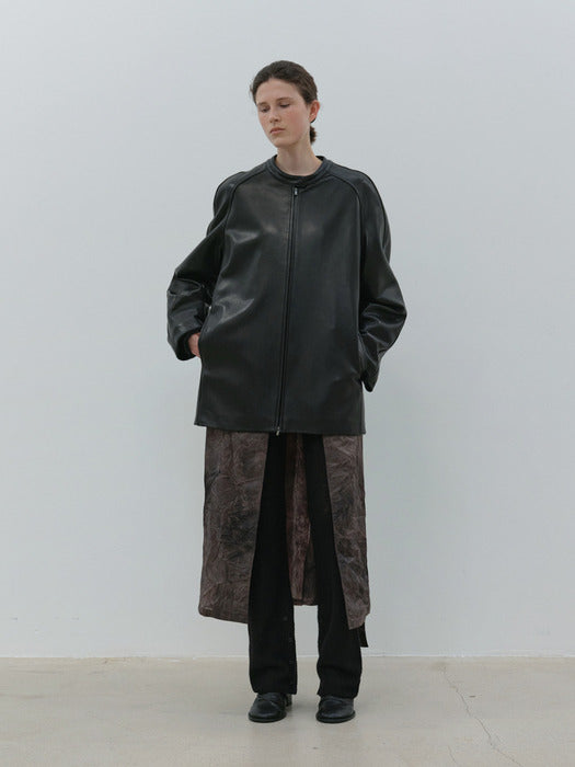 sheer knit pants (black)