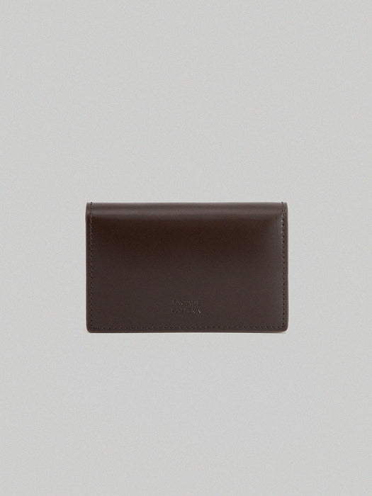 Facade Pattern Classic Card Wallet chocolate