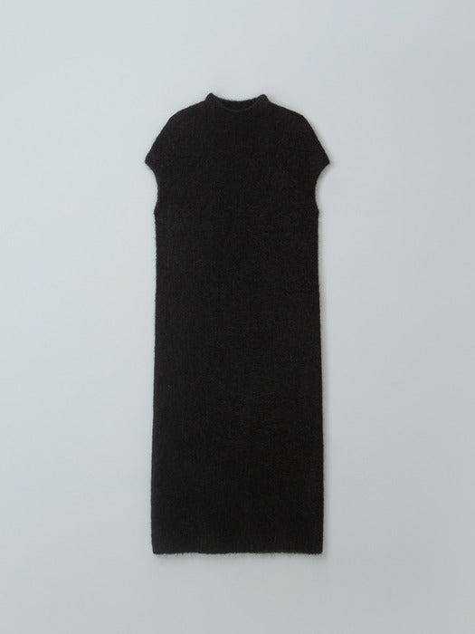 [moia] alpaca knit dress (black)