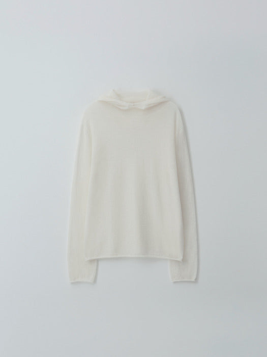 [moia] wholegarment hoodie (ivory)