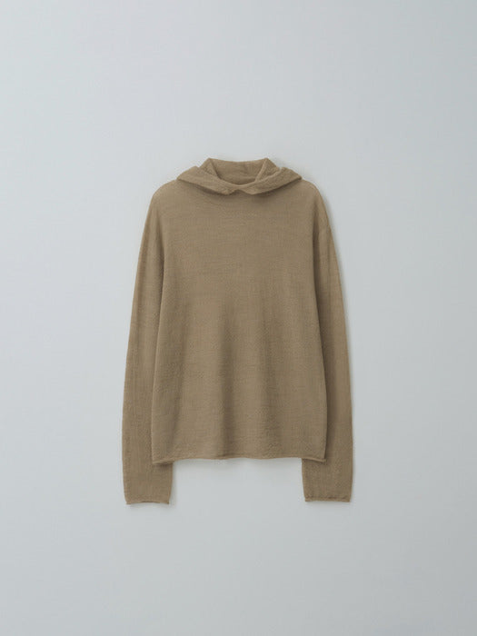 wholegarment hoodie (beige)