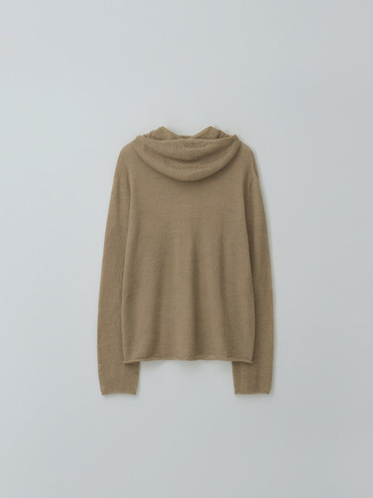 wholegarment hoodie (beige)