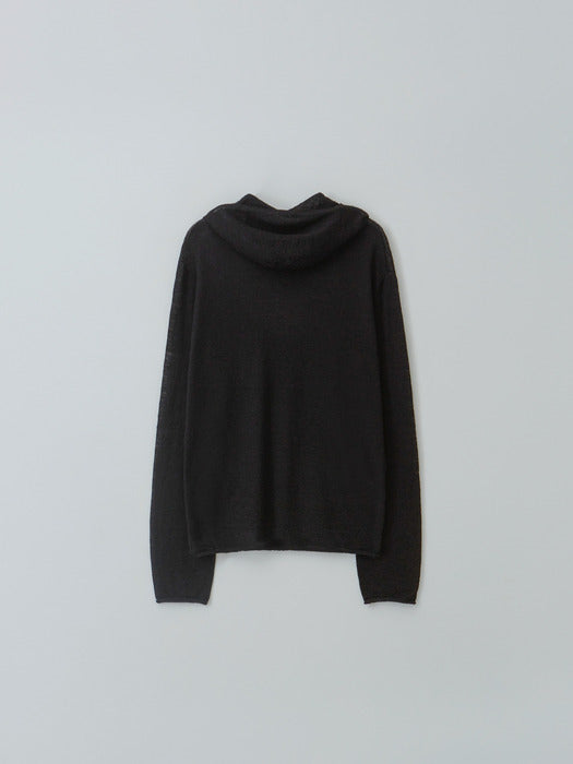 wholegarment hoodie (black)