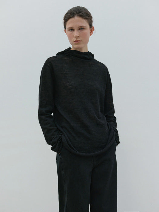 wholegarment hoodie (black)