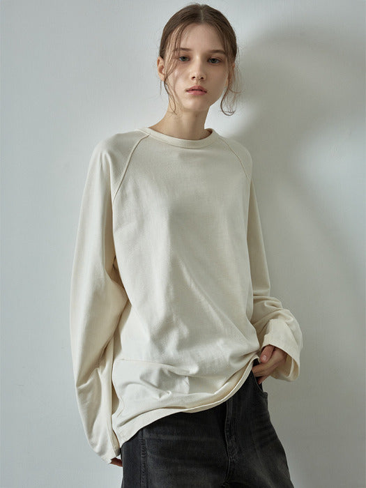 [facade pattern] Minimal Raglan Tee (4 colors)