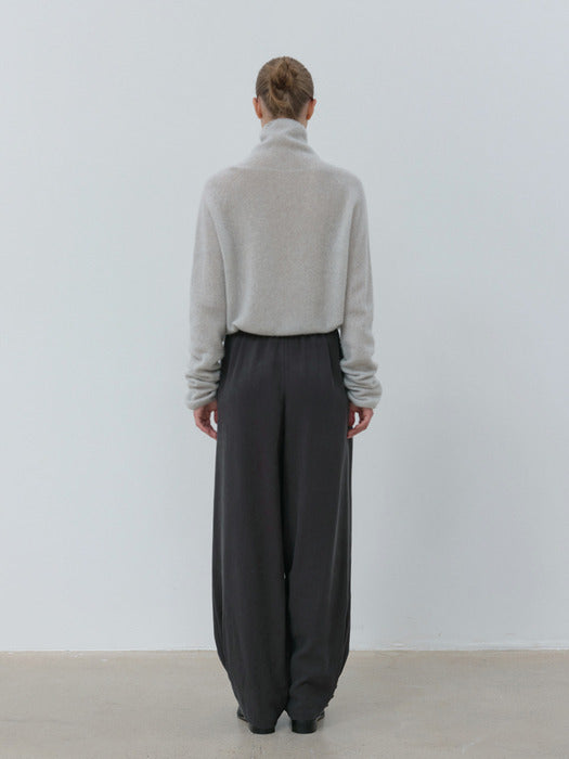 [moia] cashmere turtleneck (light gray)