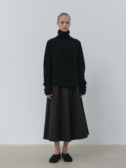 cashmere turtleneck (black)