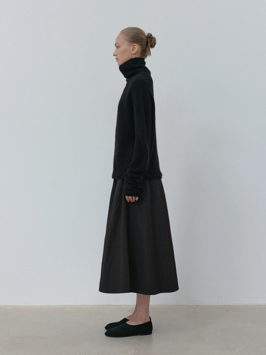 cashmere turtleneck (black)