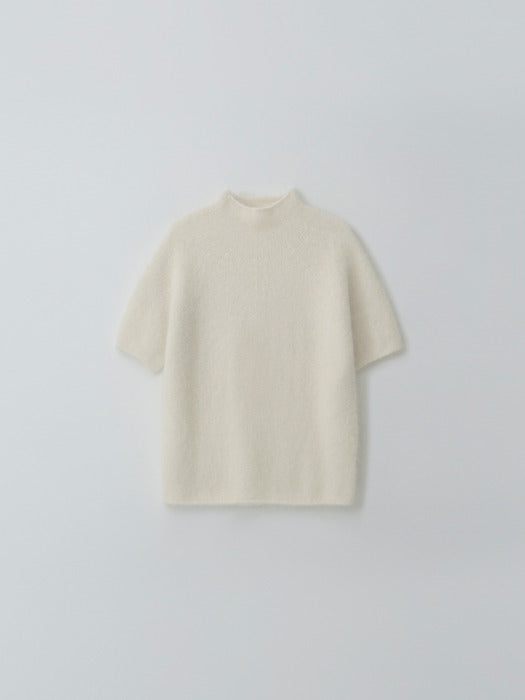 [moia] alpaca half knit (ivory)