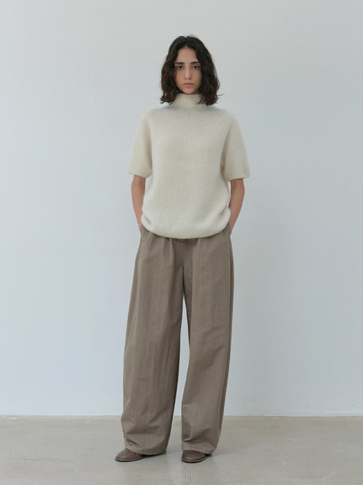 [moia] alpaca half knit (ivory)