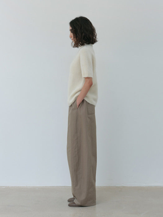 [moia] alpaca half knit (ivory)