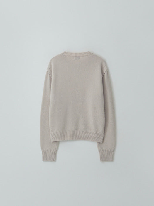 [moia] wool sweater (ecru)