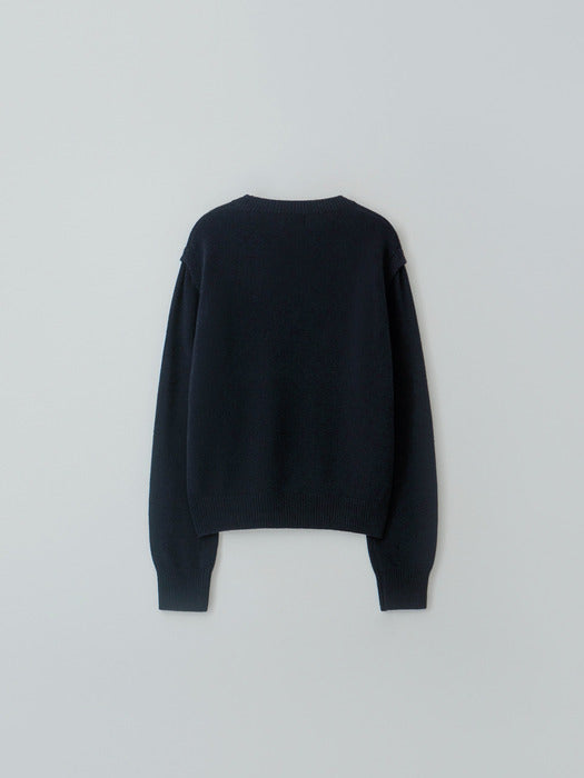 [moia] wool sweater (navy)