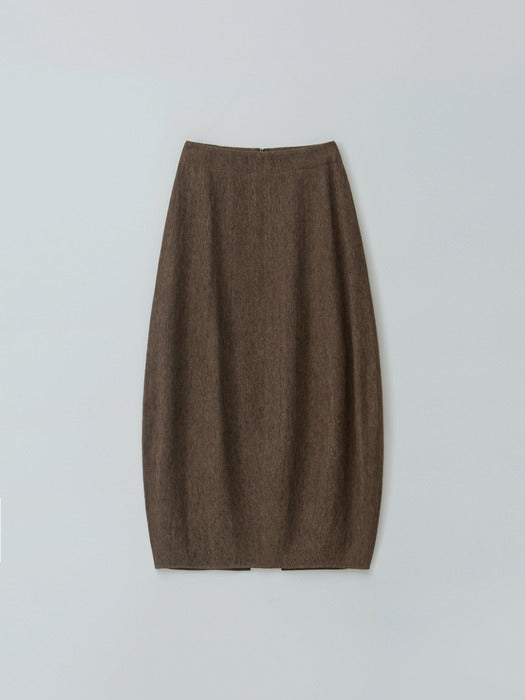 [moia] barrel skirt (brown)
