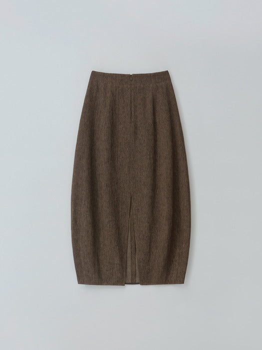 [moia] barrel skirt (brown)